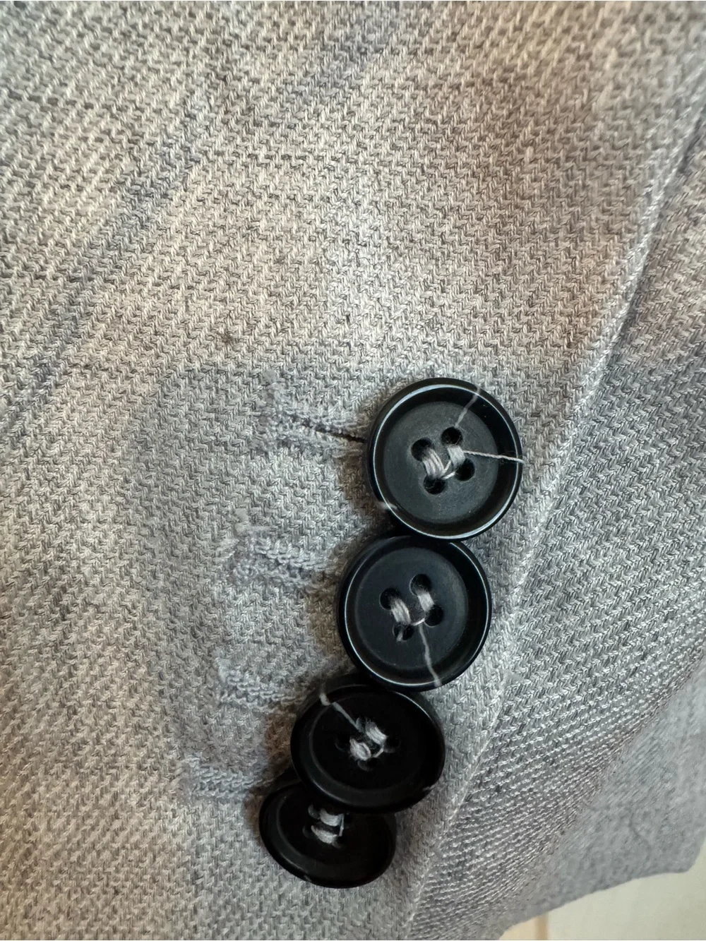 NWT - Zara Light Grey Tailored Blazer Jacket (Size XL) - Picture 7 of 15